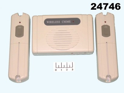 Звонок 2AA/2AAA 85-204-6 беспроводной (2 кнопки + 1 база)