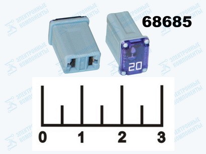 Вставка плавкая ВП 20A micro тип-J гнездо (предохранитель) 608820