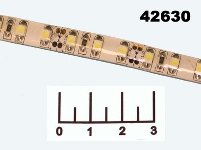 Светодиодная лента 12V белая 2.5см влагозащищенная (9.6W/120LED/1м) 6500K MTK-600FW3528-12V/2835