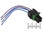 Разъем 4pin гнездо влагозащищенный на проводе 12015798 Cargen (AX307)