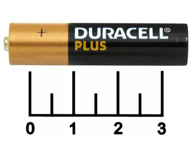 Батарейка AAA-1.5V Duracell Plus Alkaline LR03 (ААА)