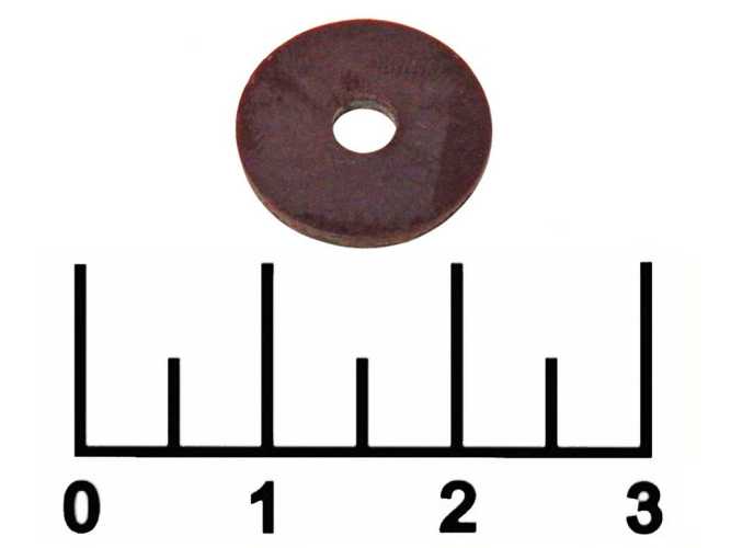 Шайба изоляционная М3.5 14*3.5 эбонитовая (1 штука)