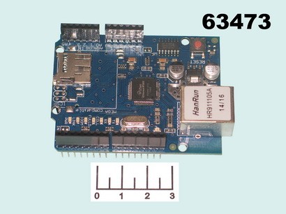 Радиоконструктор Arduino ethernet shield uno плата расширения W5100