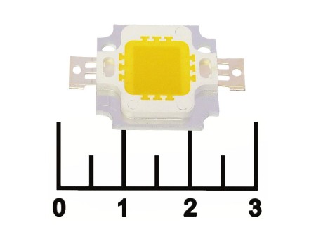 Светодиод LED 10W белый теплый 24-36V 350mA 800lm 3000K HL010WW