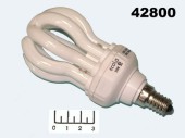 Лампа энергосберегающая 20W E14 4100K белый mini Лотус Ecola (59*117) L4SV20ECB