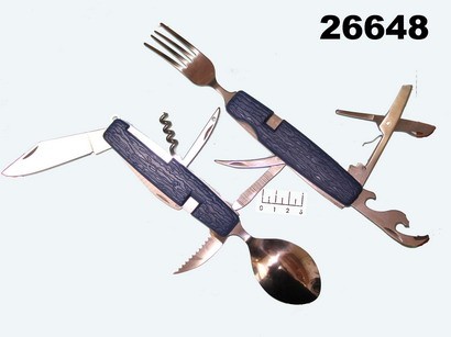 Инструмент складной карманный YK-11 (вилка+ложка+нож) (Multi Tools)