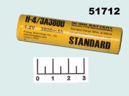 Аккумулятор 1.2V 3.8A H-4/3A3800