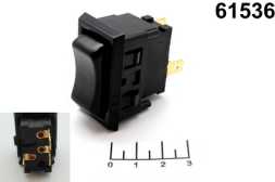 Выключатель 12/20 12V 20A ASW-06-102 ON-ON черный 2-х позиц 3 контакта (перекидной) (подсв 12V)