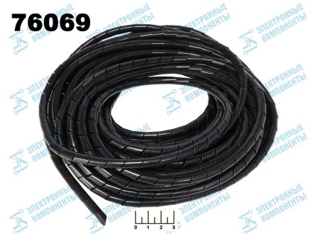 Бандаж кабельный D-08 черный (KS-8)