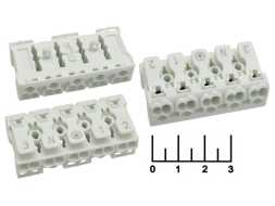 Клемма пружинная 16A PCT-215P 3L+N+PE