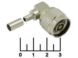Разъем N штекер реверс обжимной RG-58 (N-C58JW) (угол)