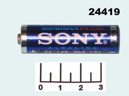 Батарейка AA-1.5V Sony Stamina Plus Alkaline LR6 (АА)