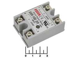 Оптореле 3-32VDC 100A/5-60VDC SSR-100DD