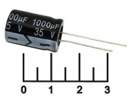 Конденсатор электролитический ECAP 1000мкФ 35В 1000/35V 1321 105C (JWCO)