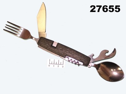 Инструмент складной карманный YK-06 (вилка+ложка) (Multi Tools)
