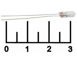 Лампа 12V 0.08A H39 3мм