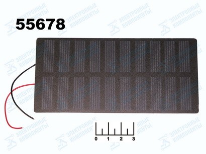 Солнечная батарея 63*132мм 5V 0.1A