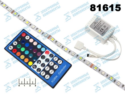 Светодиодная лента 12V RGBW 5м (14.4W/60LED/1м) 5050 + контроллер IR