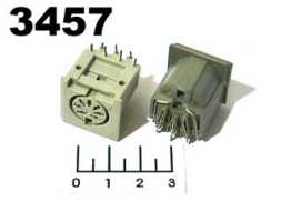 Разъем DIN 7pin гнездо на плату