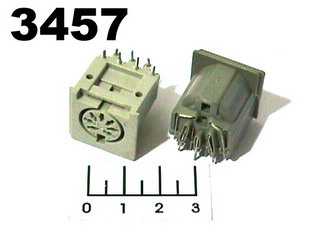 Разъем DIN 7pin гнездо на плату