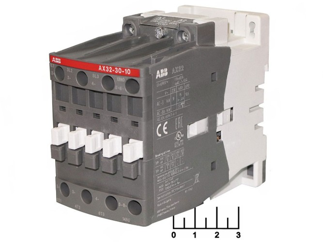 Контактор (пускатель) 220V 32A AX32-30-10-80 ABB (дополнительные контакты NO)
