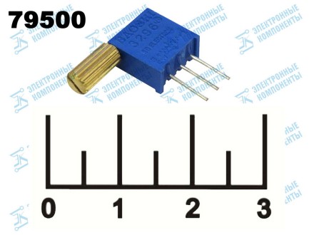 Резистор подстроечный 2 кОм 3296X-B-202 (+137)