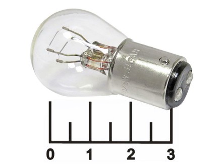 Лампа 12V 10/5W BAY15D 2 контакта 4520