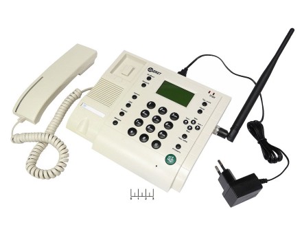 Телефон проводной GSM Даджет MT-3020 1 SIM-карта (белый)