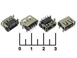 Разъем USB A гнездо на плату 180*