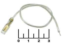 Клемма ножевая гнездо 2.8мм на проводе 1*0.5мм 18см прозрачная
