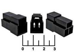 Корпус разъема 3pin штекер 6.3мм