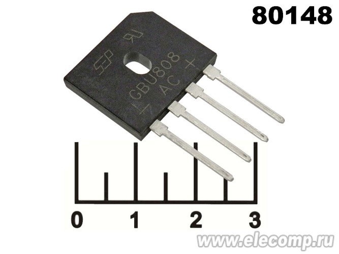 Диодный мост 8A/800V GBU808