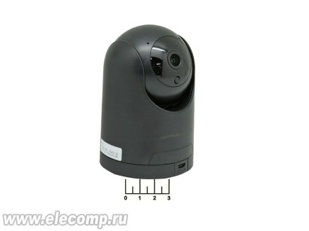 IP-камера OT-VNI44 цветная с блоком питания Wi-Fi (черная)