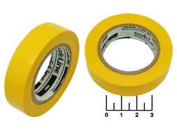 Изолента 0.15мм*15мм*10м желтая авто Safeline