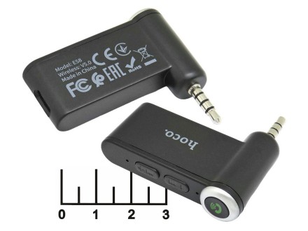 Bluetooth стерео ресивер 5.0 3.5мм Jack + шнур USB-Type C Hoco E58