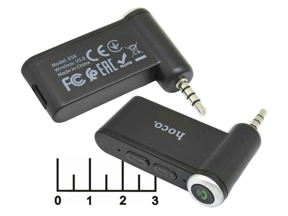 Bluetooth стерео ресивер 5.0 3.5мм Jack + шнур USB-Type C E58