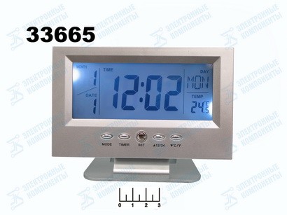 Часы цифровые + термометр KK-8082