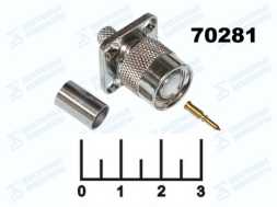 Разъем TNC штекер обжимной RG-59 под 4 винта (TNC-BJ1-C59)