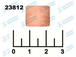 Пластина для радиатора медная 15*15*0.2мм