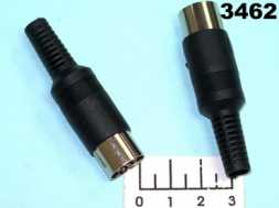 Разъем DIN 8pin штекер (7-0251)