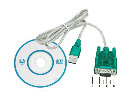Шнур D-SUB 9pin-USB A RS-232 1м Dayton (1 микросхема) (4-0044A)