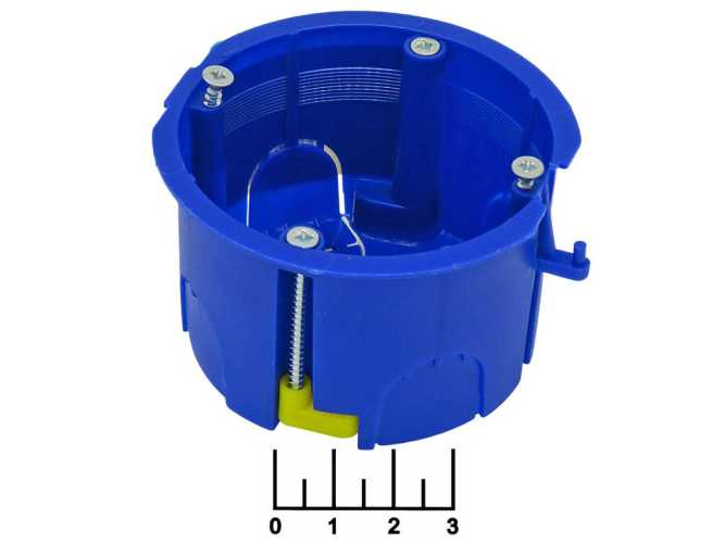 Подрозетник 65/45 пластиковые лапки под гипсокартон Тусо (10170)
