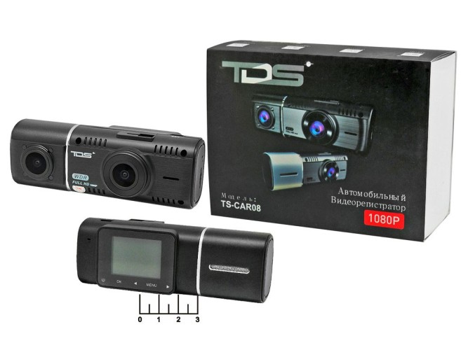 Видеорегистратор автомобильный TS-CAR08 (OT-CVR03) Tds