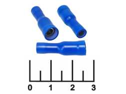 Клемма круглая гнездо синяя FRD2-156 (08-0221) Нейлон