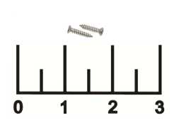 Саморез 1.2*6мм (1 штука)