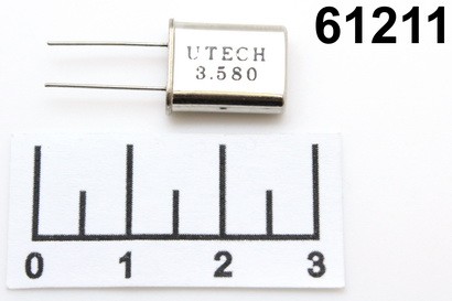 Кварц 3.580 МГц (HC-49/U)