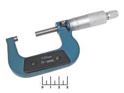 Микрометр 25-50мм 0.01мм Tundra 3443381