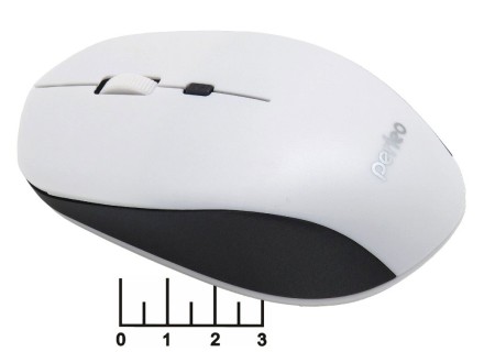 Мышь компьютерная USB беспроводная Perfeo Strong PF_A4771 (черно-белая)