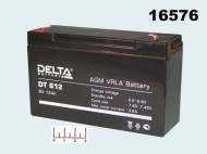 Аккумулятор 6V 12A DT612