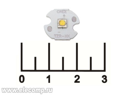 Светодиод LED 10W белый T6 16мм TZR-XK Cree 4000K